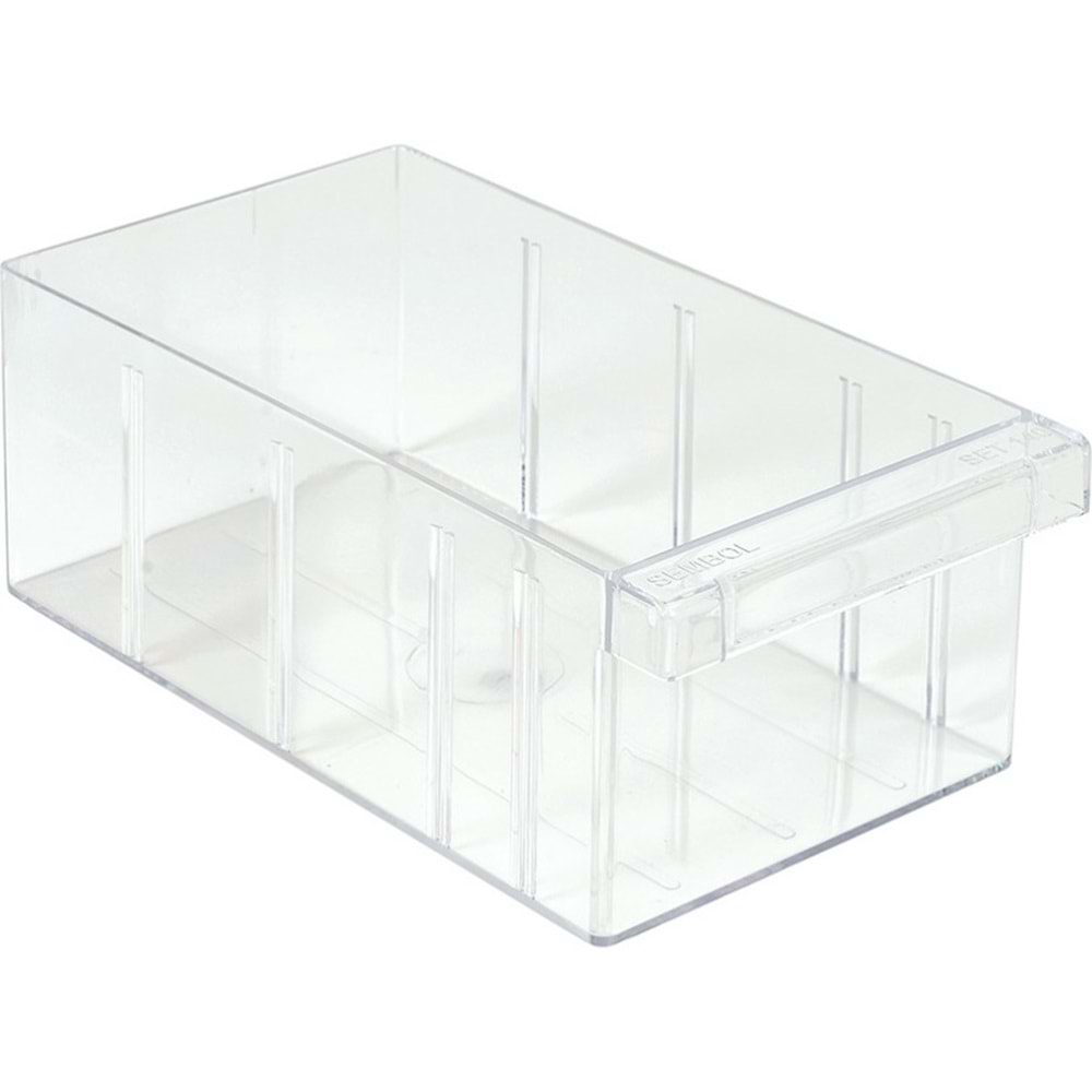 SET140, Plastik Çekmeceli Yedek Parça Kutusu, Pakette 16 Adet, 140 mm x 95 mm x 230 mm