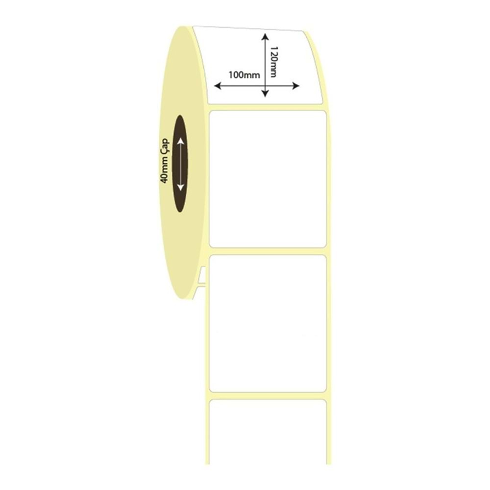 Barkod Etiket 100 mm x 120 mm