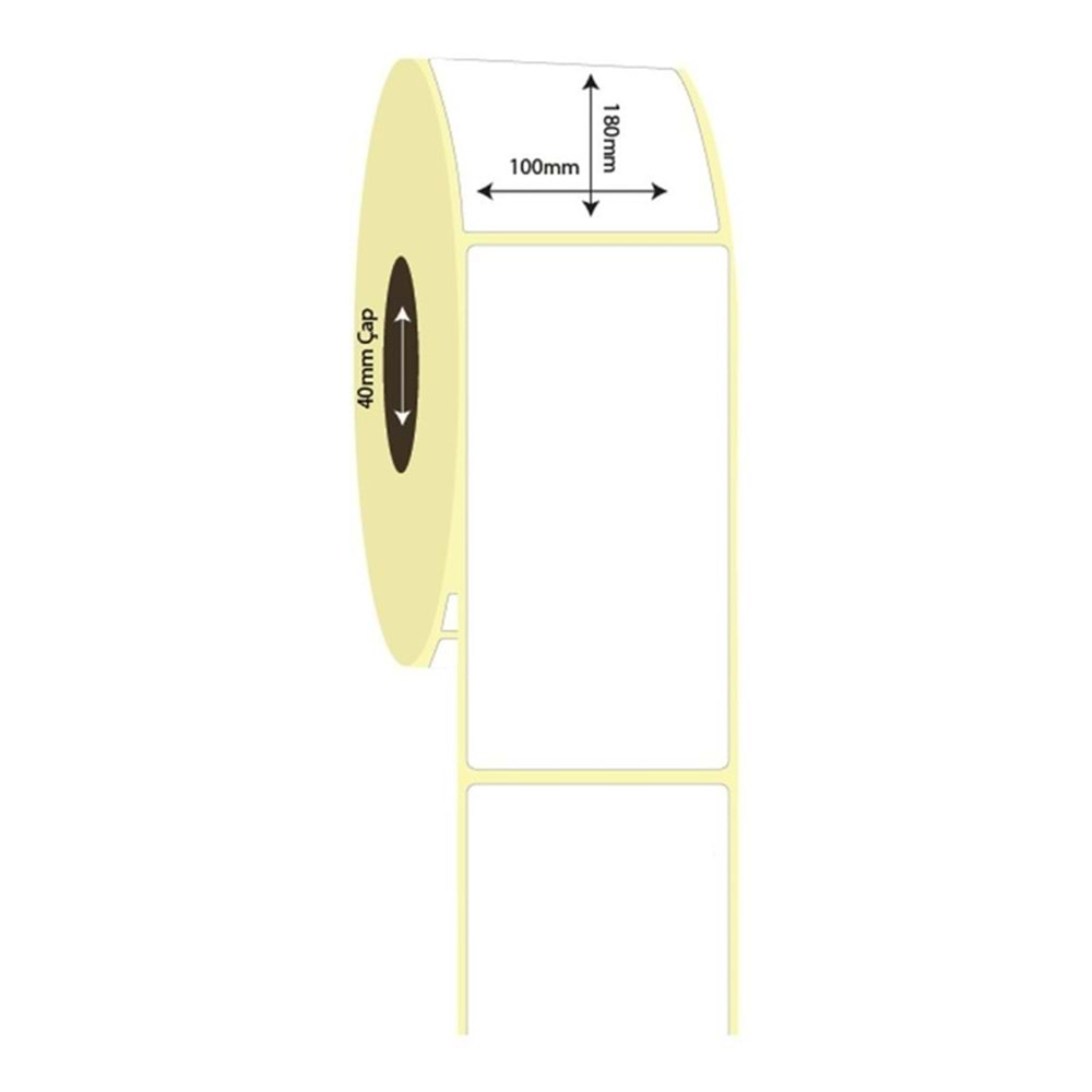 Barkod Etiket 100 mm x 180 mm