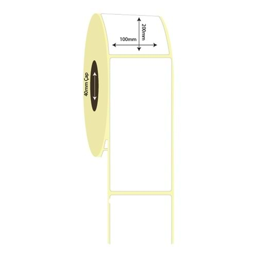 Barkod Etiket 100 mm x 200 mm