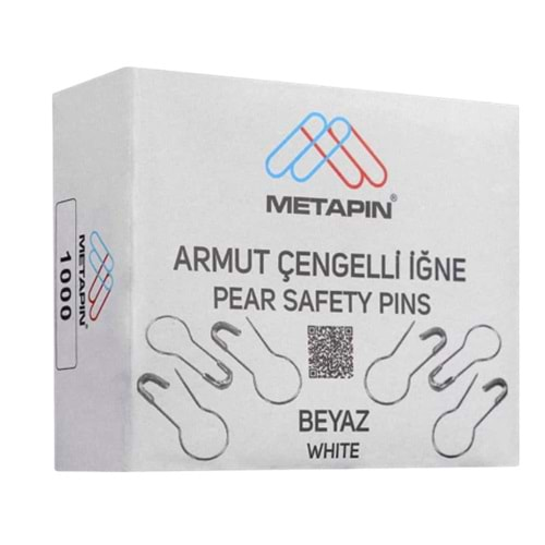 Armut Çengelli İğne Beyaz