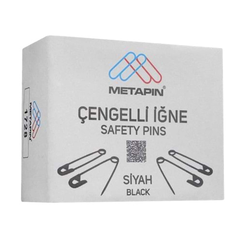 Çengelli İğne Siyah