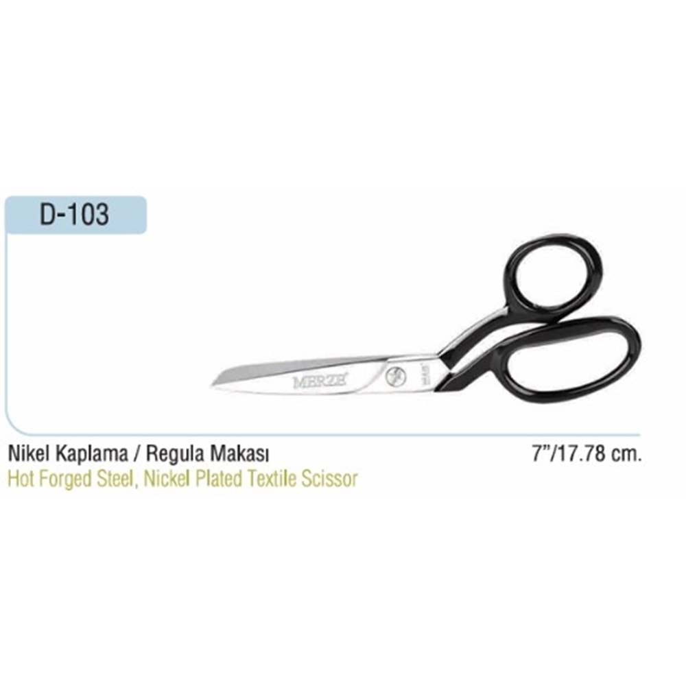 Regula Makası Nikel 7 Inch