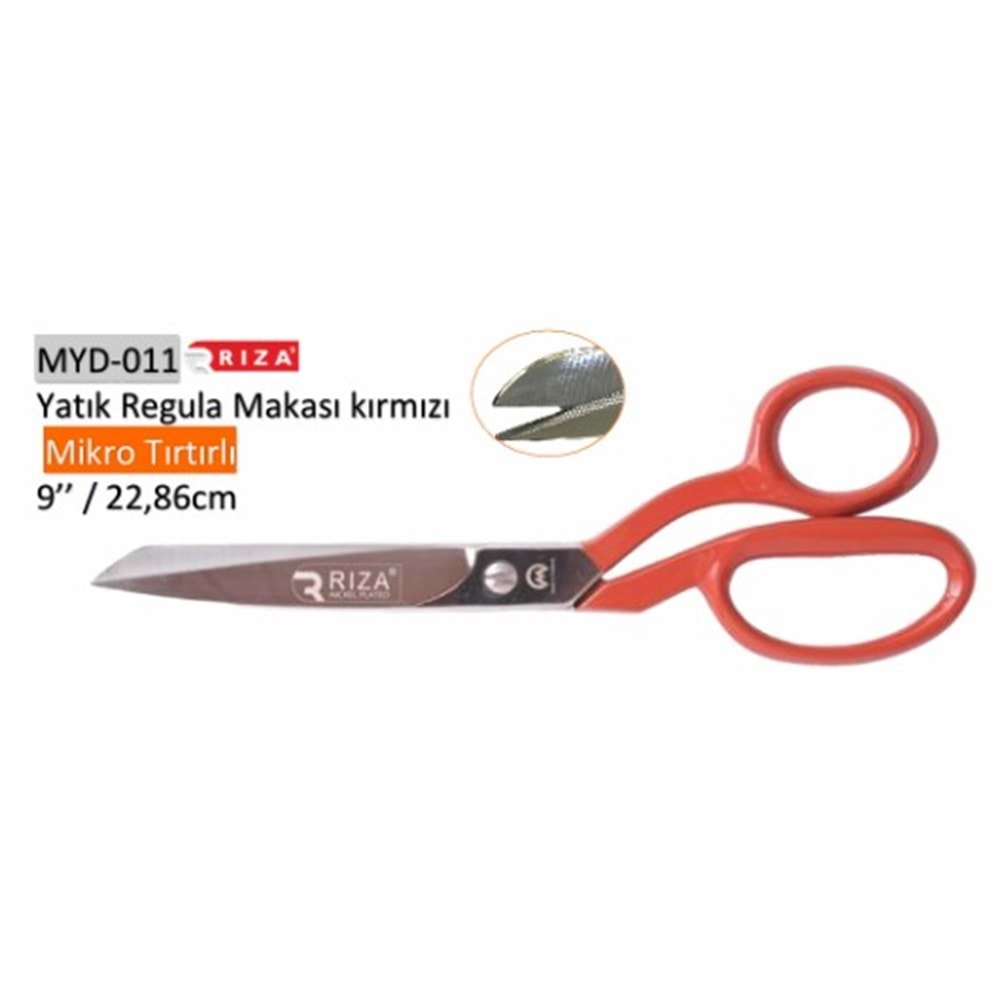 Yatık Makas Mikro Tırtıklı 9 Inch