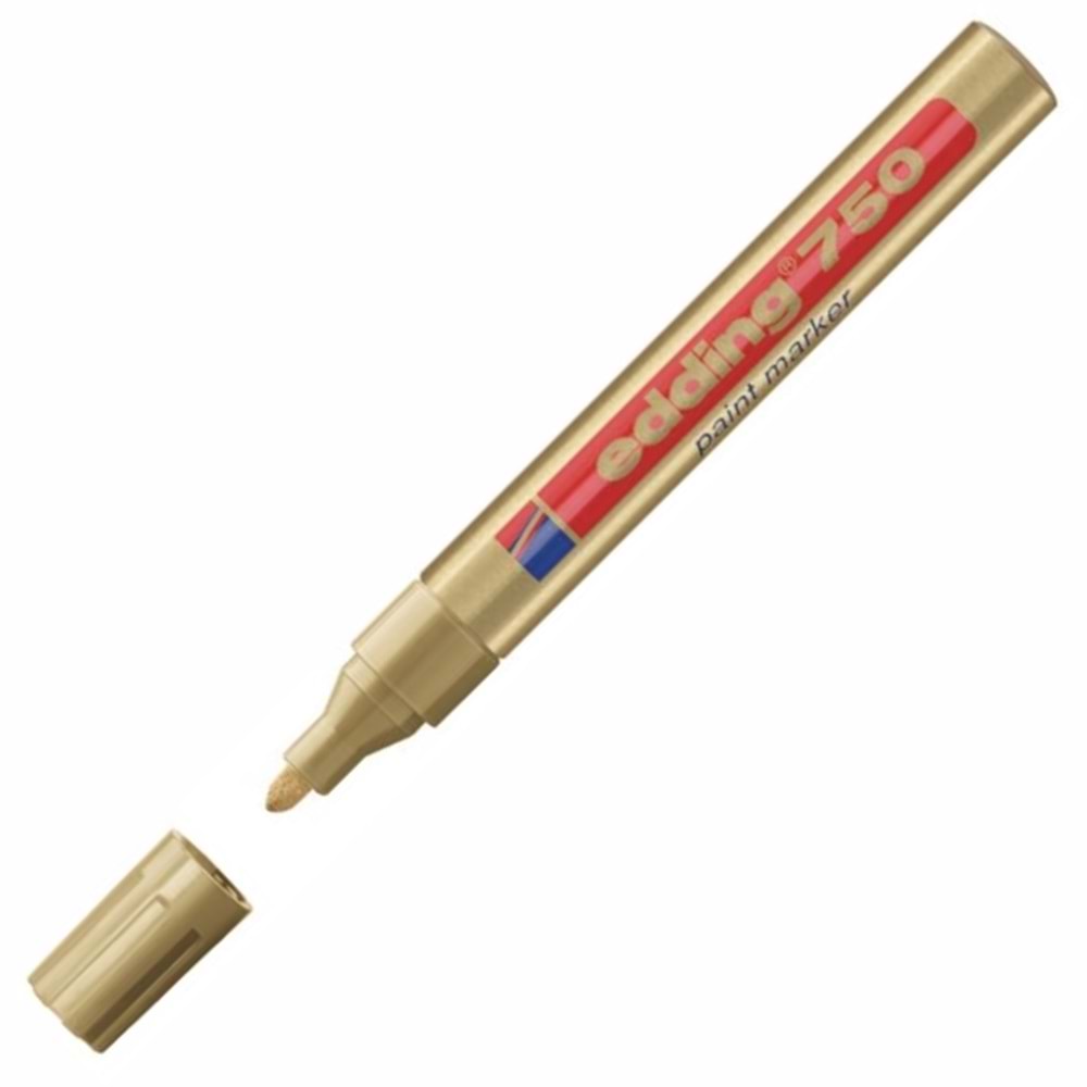 Dekorasyon Markörü, Pigment Mürekkepli Kalem, E-750, Renk : Altın