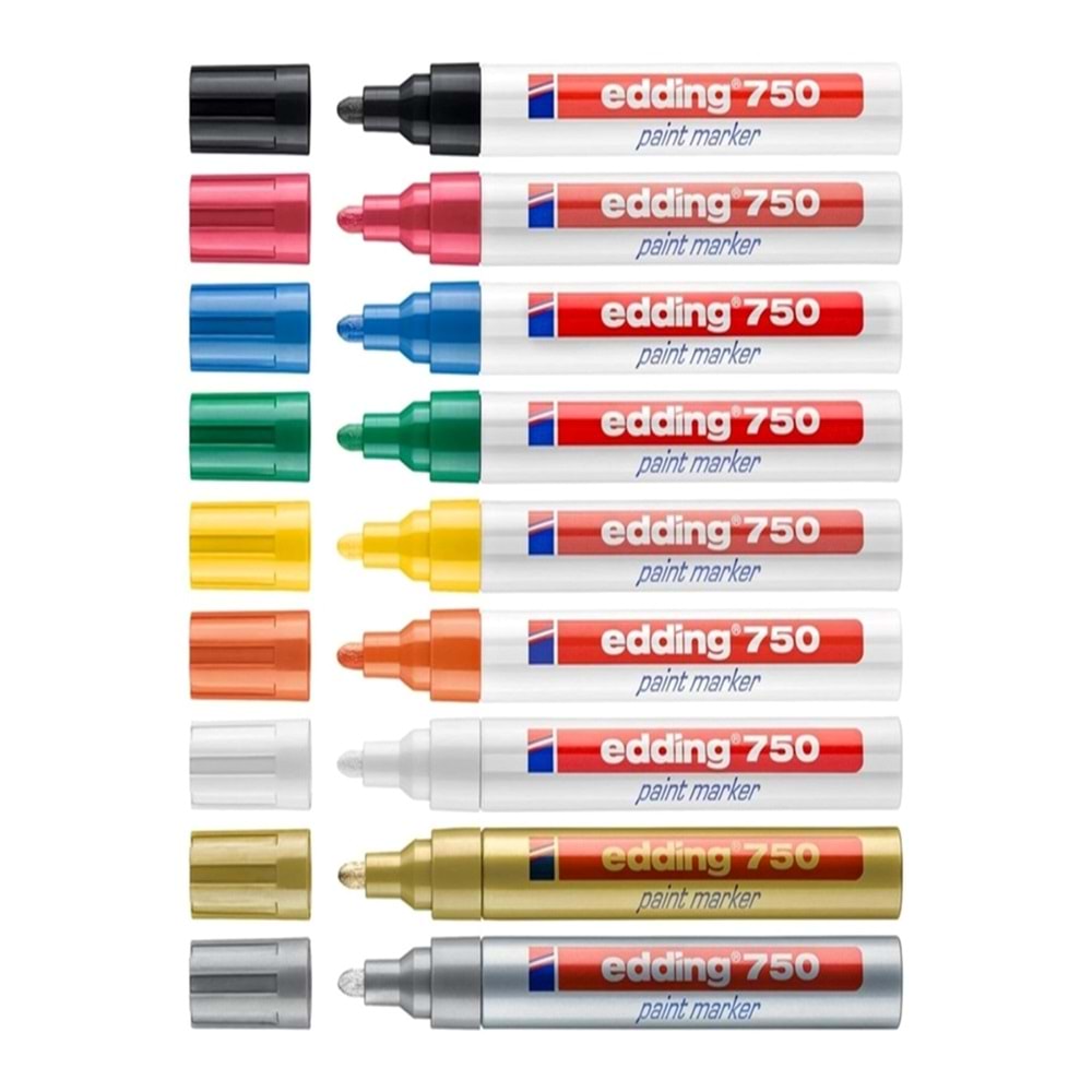 Dekorasyon Markörü, Pigment Mürekkepli Kalem, E-750, Renk : Beyaz